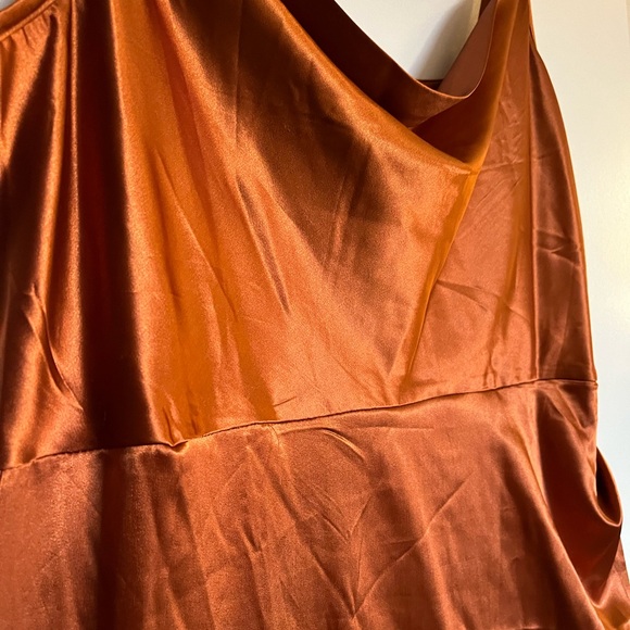 Anthropologie Nikasha Copper Slip Dress - Picture 4 of 6